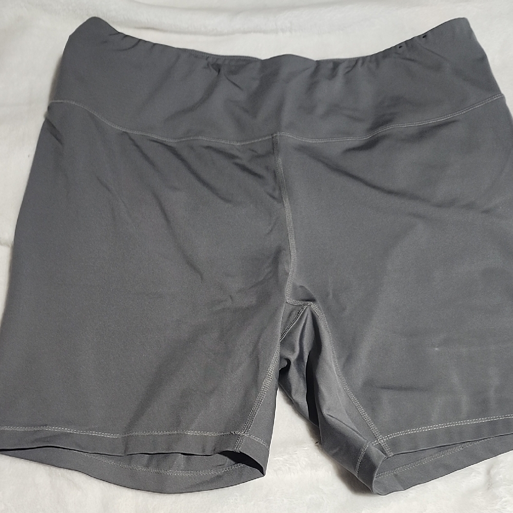INC International Concepts Charcoal Bike Shorts